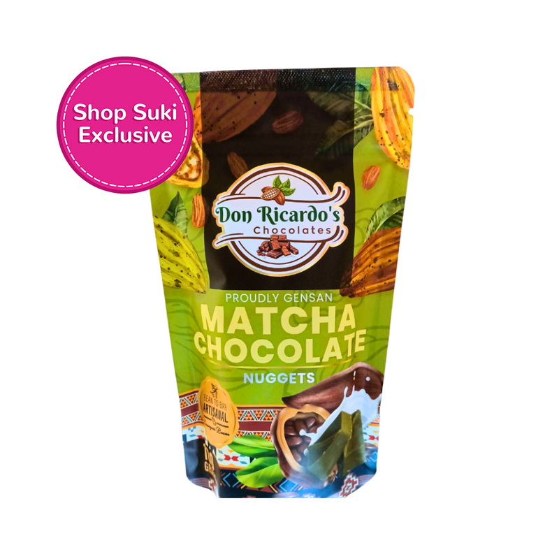 Don Ricardo's Premium Matcha Chocolate Nuggets 100g