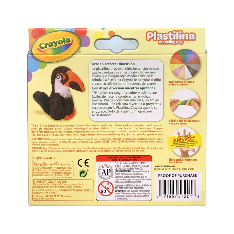 Crayola Plastilina Modelling Clay 12 Colors