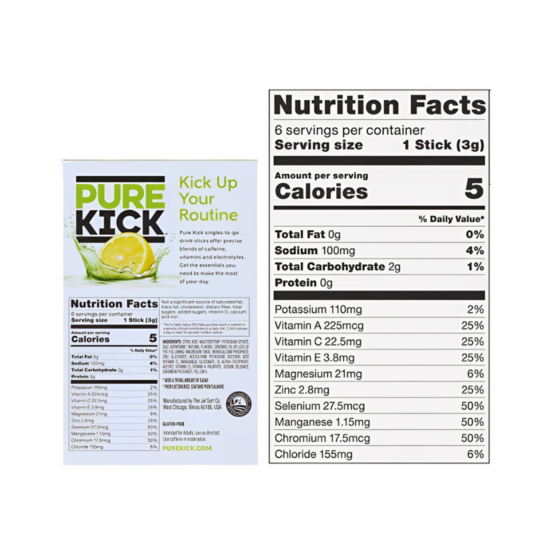 Pure Kick Citrus Hydrate Zero Sugar 18g (0.64oz)