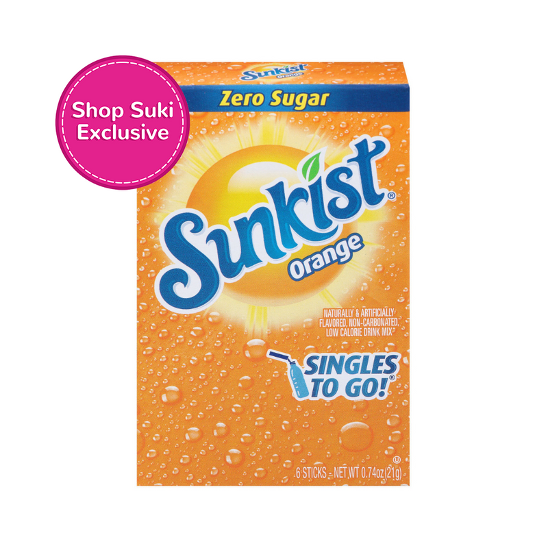 Sunkist Orange Singles To Go Zero Sugar 21g
