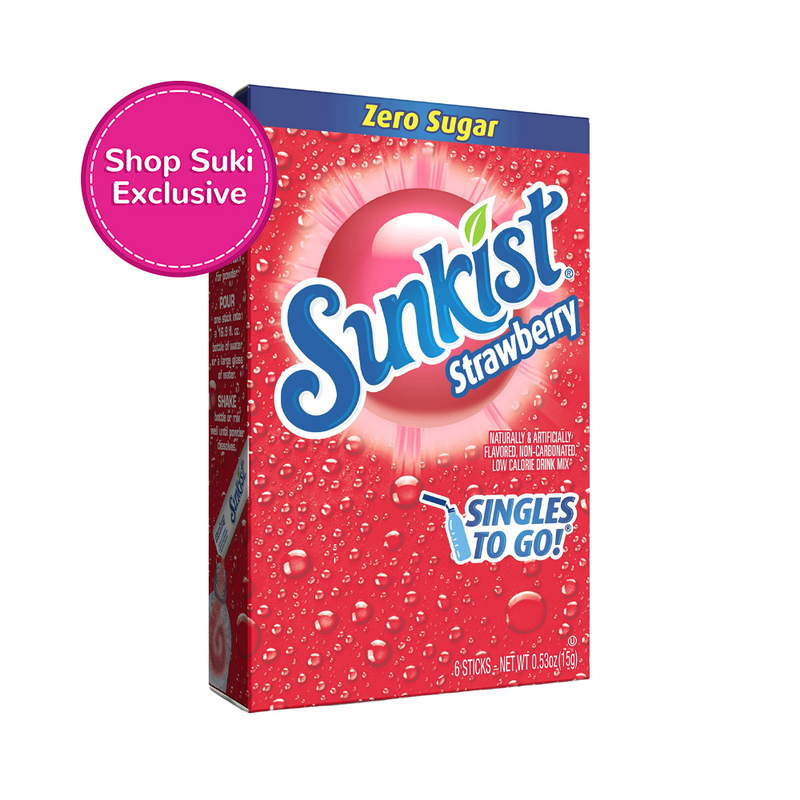 Sunkist Strawberry Singles To Go Zero Sugar 15g