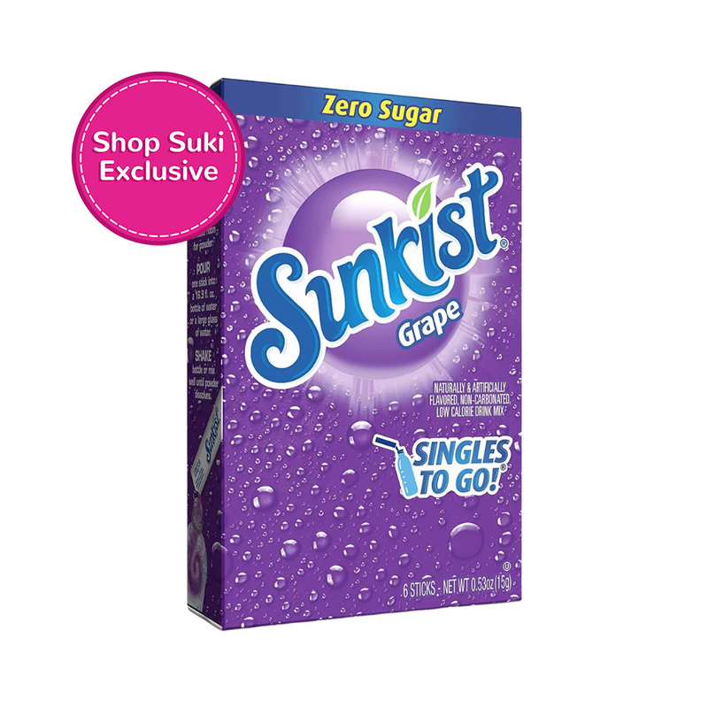 Sunkist Grape Singles To Go Zero Sugar 15g