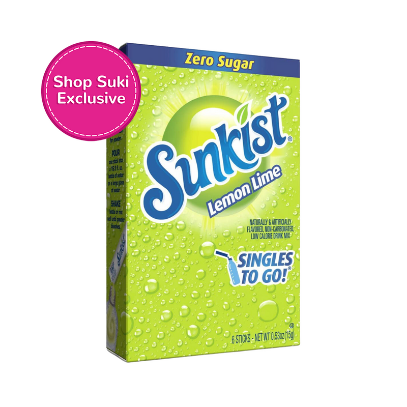 Sunkist Lemon Lime Singles To Go Zero Sugar 15g