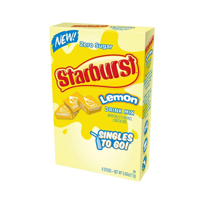 Starburst Lemon Single To Go 6's (17g)