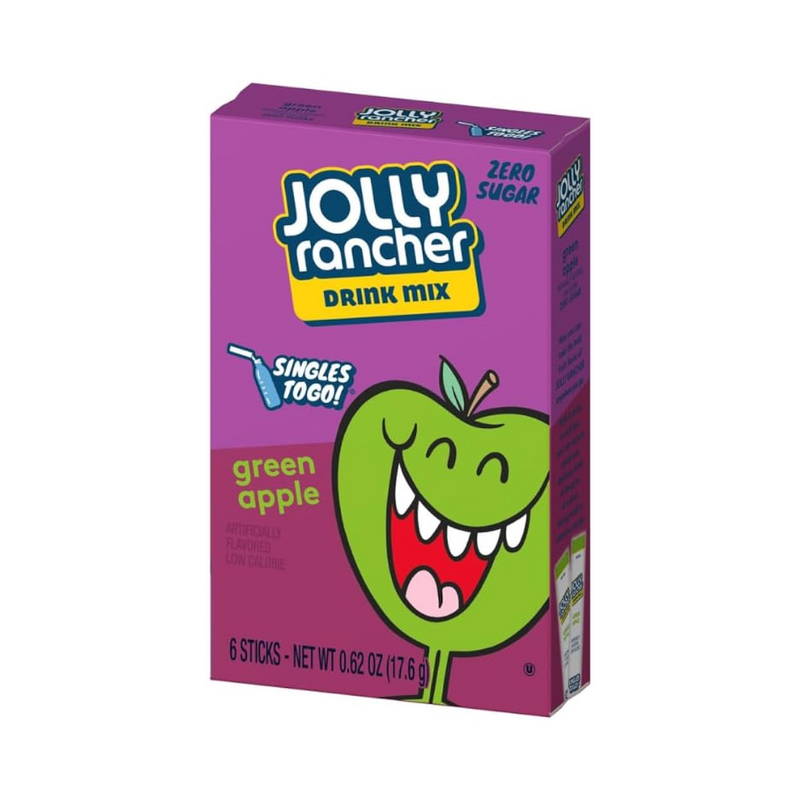 Jolly Rancher Drink Mix Apple Green 6's (17.6g)