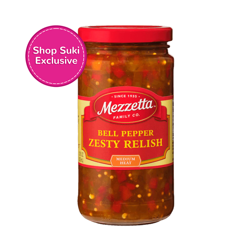 Mezzetta Bell Pepper Zesty Relish Medium Heat 355ml