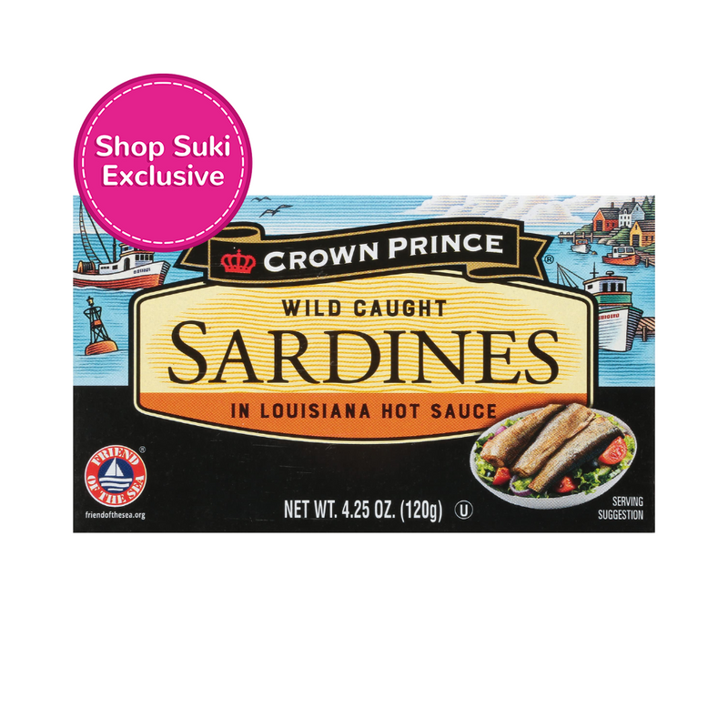 Crown Prince Sardines In Lousiana Hot Sauce 120g