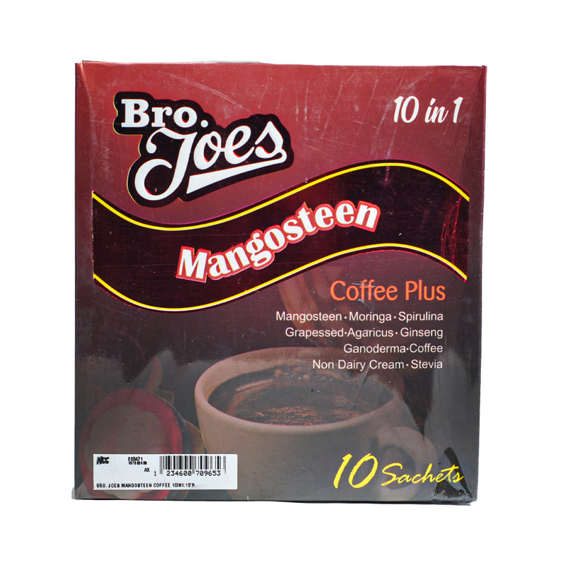 Bro. Joes 10 in 1 Mangosteen Coffee 21g x 10 Sachets