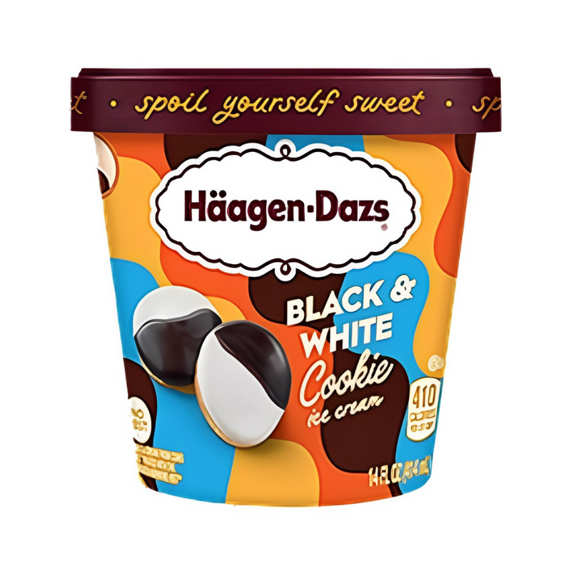 Haagen-Dazs Black And White Cookie Ice Cream 414ml