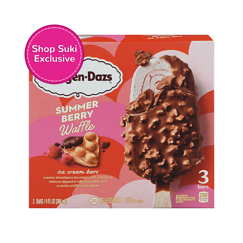 Haagen-Dazs Summer Berry Waffle Ice Cream Bars 3's