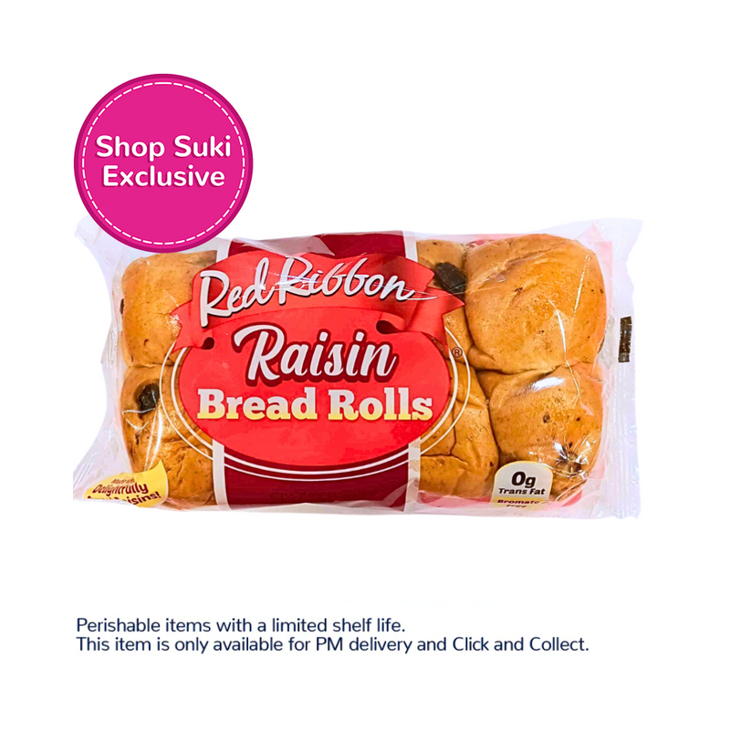 Red Ribbon Raisen Bread Rolls