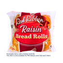 Red Ribbon Raisin Bread Rolls