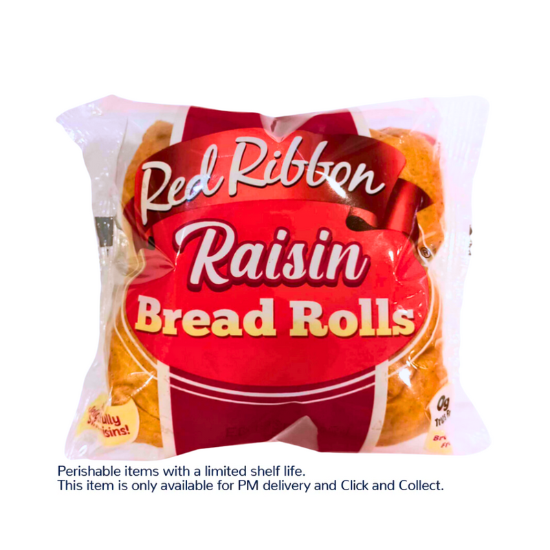 Red Ribbon Raisen Bread Rolls