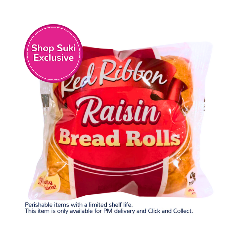 Red Ribbon Raisen Bread Rolls