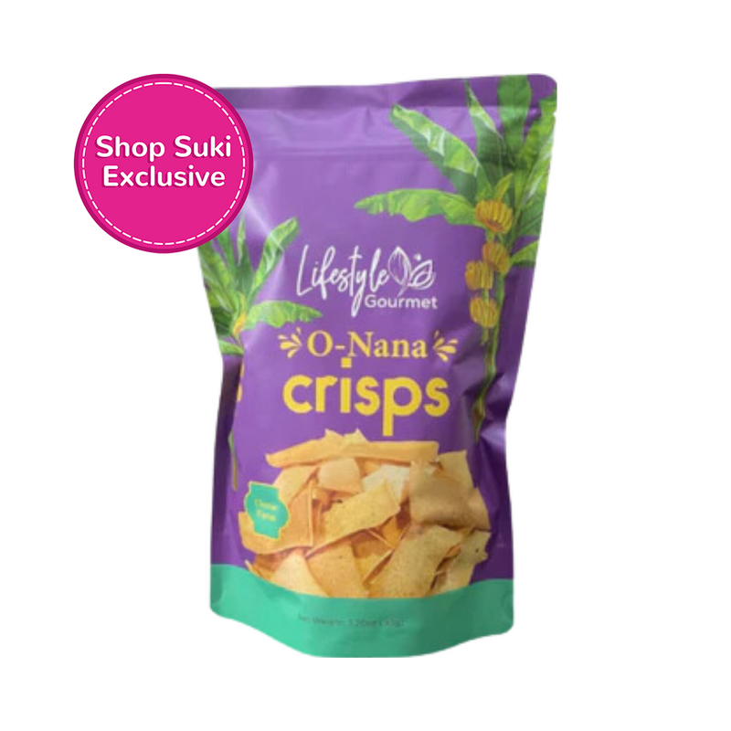 Lifestyle Gourmet O-Nana Crisps Cheese Flavor 90g