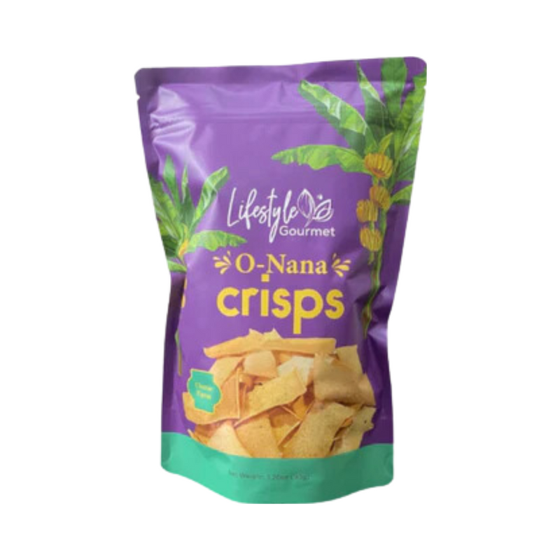 Lifestyle Gourmet O-Nana Crisps Cheese Flavor 90g