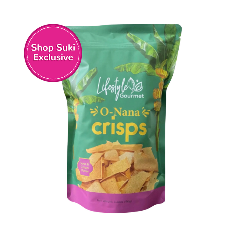 Lifestyle Gourmet O-Nana Crisps Sour And Cream Flavor 90g