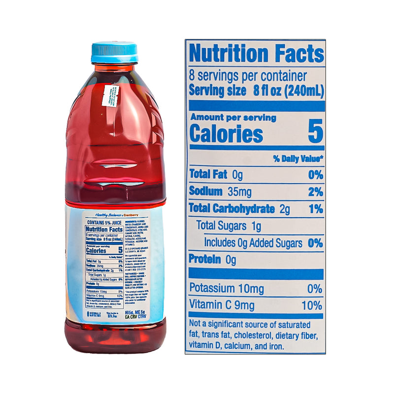 Old Orchard Juice Healthy Balance Cranberry Cocktail 1.89L (64oz)