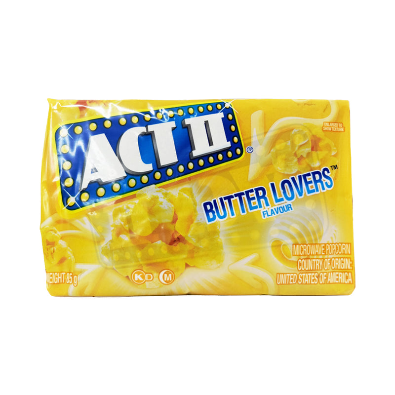 ACT II Popcorn Butter Lover Flavor 85g