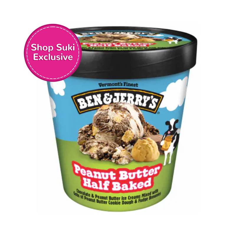 Ben And Jerry's Peanut Butter Half Baked 473ml