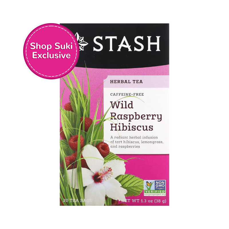 Stash Wild Raspberry Hibiscus Herbal Tea 20's (38g)