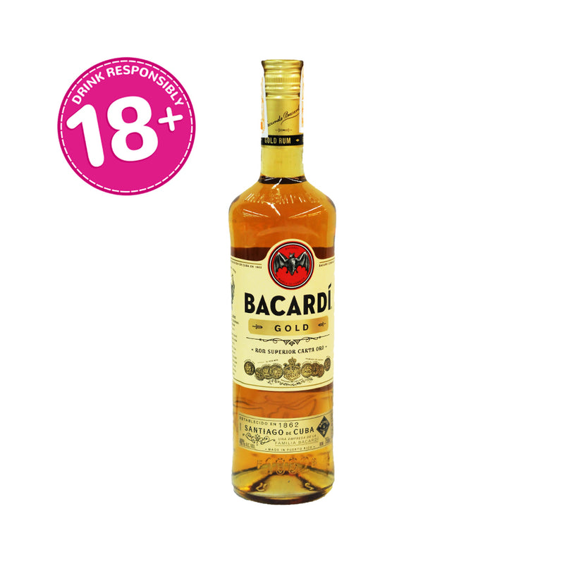 Bacardi Carta de Oro Gold Rum 750ml