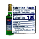 Torani Flavoring Syrup Green Apple 750ml