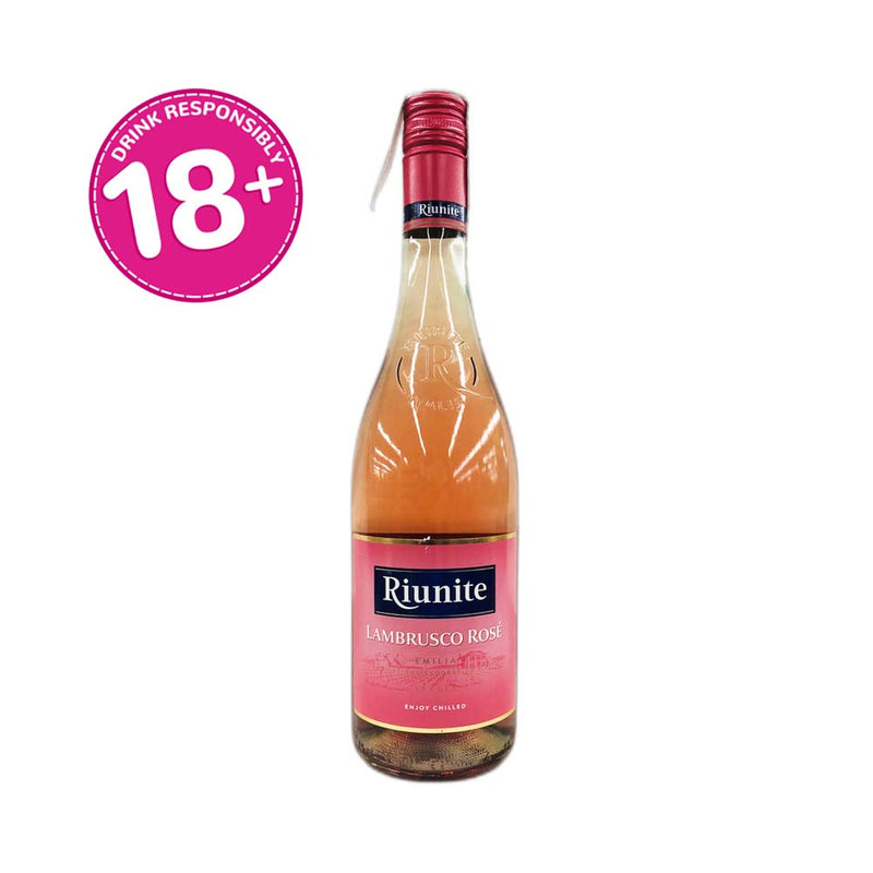 Riunite Lambrusco Rose Pink Wine 750ml