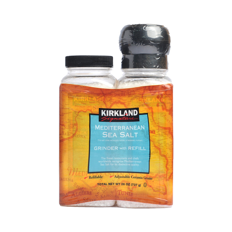 Kirkland Mediterranean Sea Salt Grinder with Refill 737g