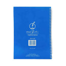 Blue Feather Notebook Abstract Standard 80 Leaves