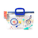 Adventurer Transparent Zipper Bag With Print