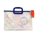 Adventurer Transparent Zipper Bag With Print