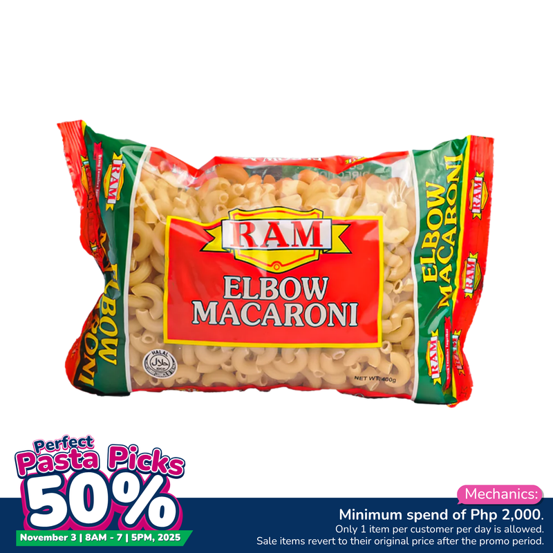 Ram Elbow Premium Macaroni 400g
