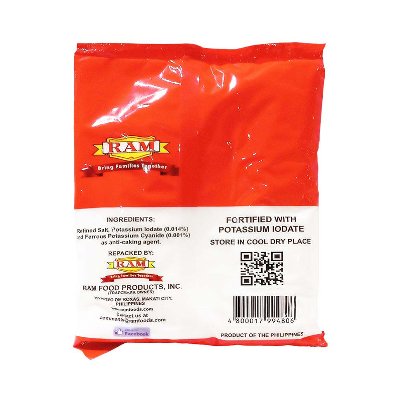 Ram Refined Iodized Salt 500g