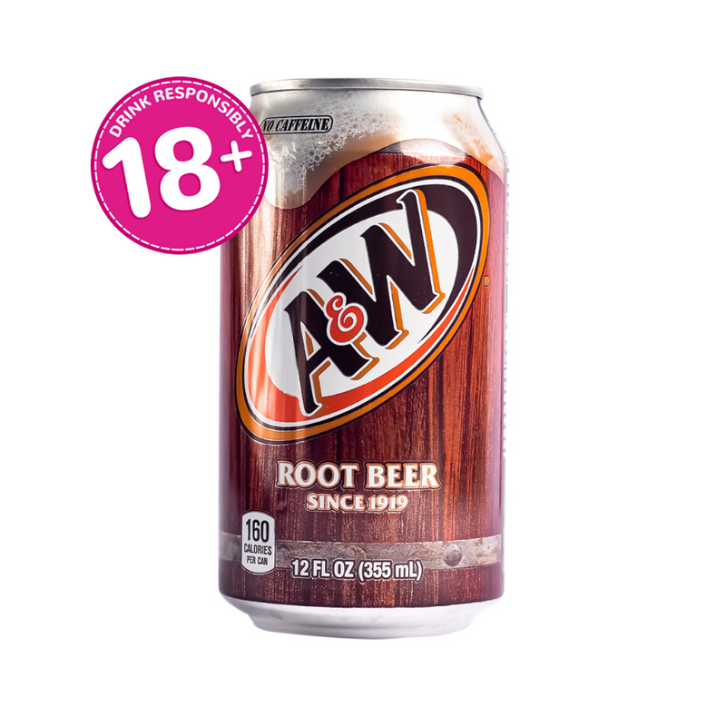 A & W Root Beer Regular 355ml (12oz)