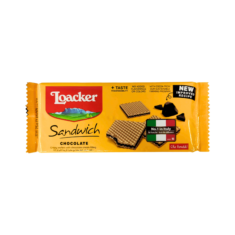 Loacker Wafer Sandwich Chocolate 75g