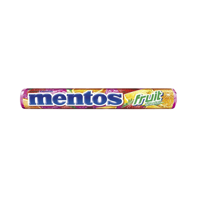 Mentos Candy Roll Single Fruit Roll 37.5g