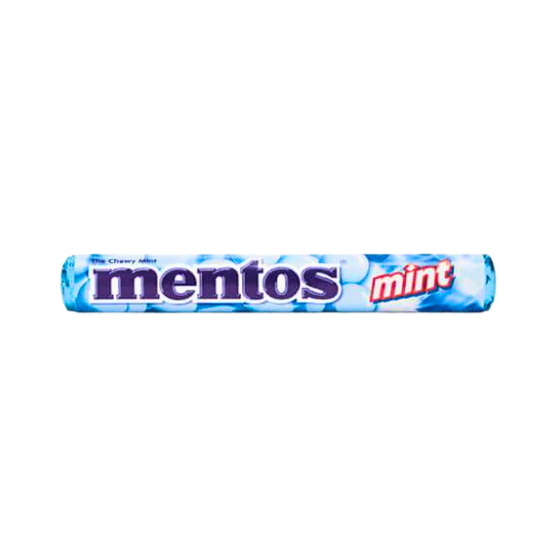 Mentos Candy Roll Single Mint 37.5g