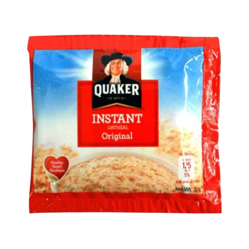 Oatmeal Original Quaker Instant Oatmeal Original 33g