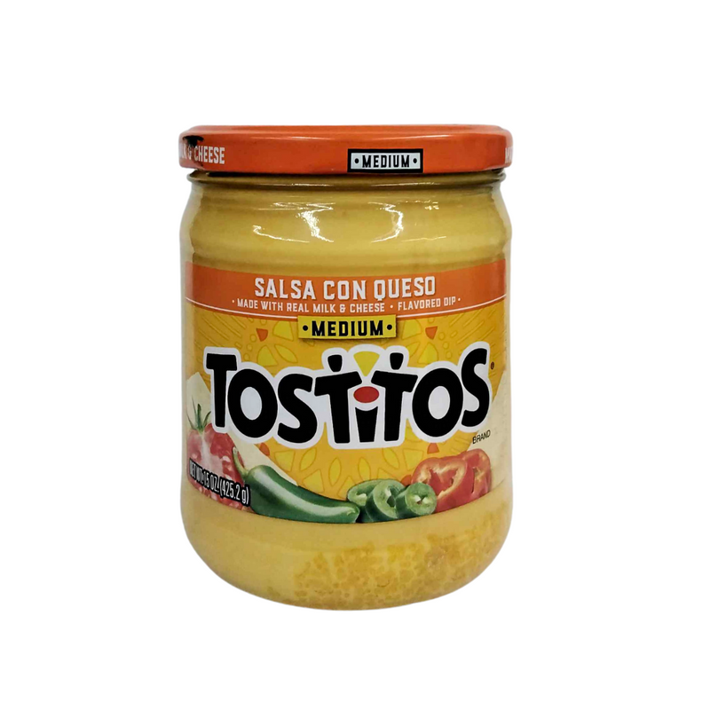 Tostitos Potato Chips Salsa Con Queso Medium 15oz