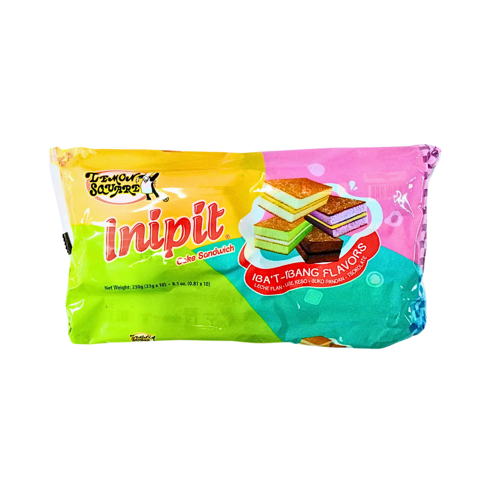 Enlins Inipit Lemon Square Inipit Cake Assorted 23g x 10's