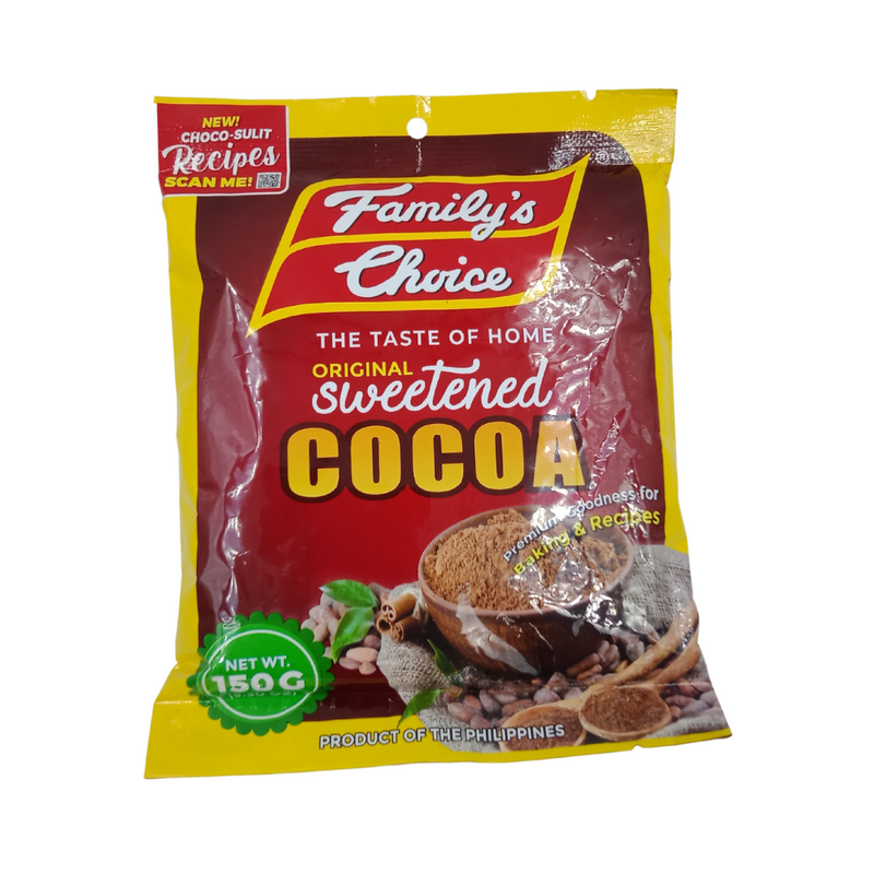 Family's Choice Sweetened Cocoa Powder 150g