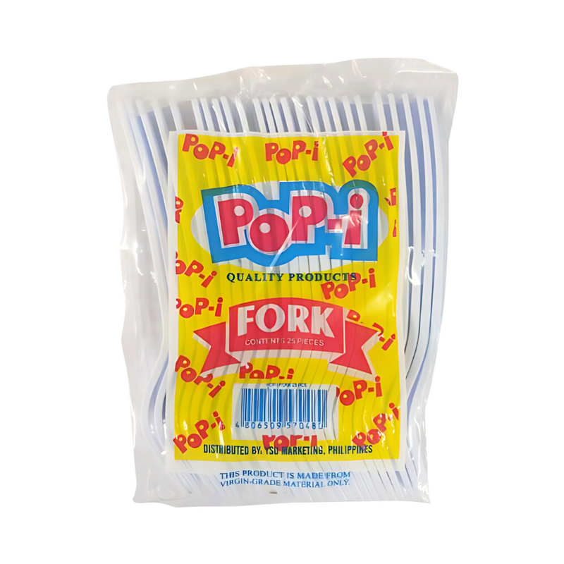 Pop-i Fork White Medium 25’s