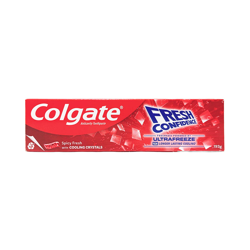 Colgate Fresh Confidence Toothpaste With Cooling Crystals Spicy Fresh 193g