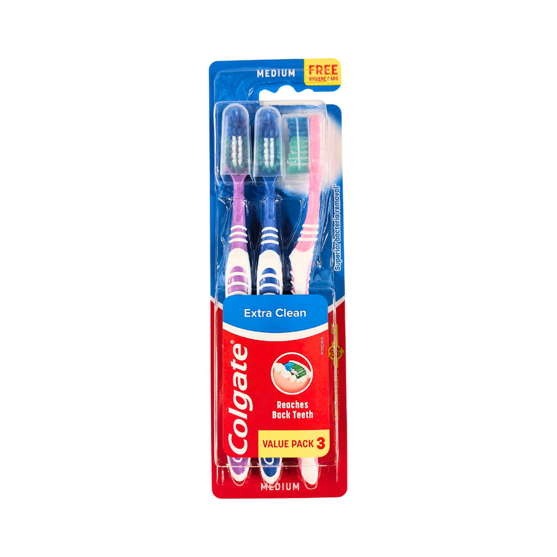 Colgate Extra Clean Toothbrush 2 + 1's