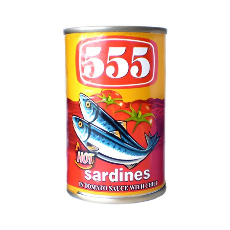 555 Sardines Tomato Sauce With Chili 155g