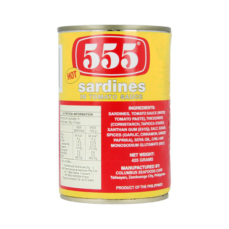 555 Sardines Tomato Sauce With Chili 425g