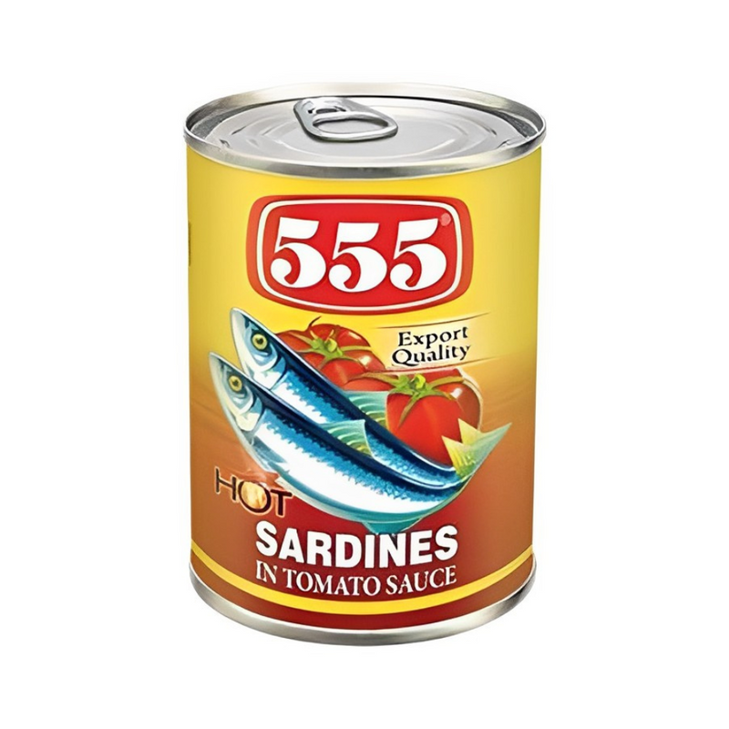 555 Sardines Tomato Sauce With Chili 425g
