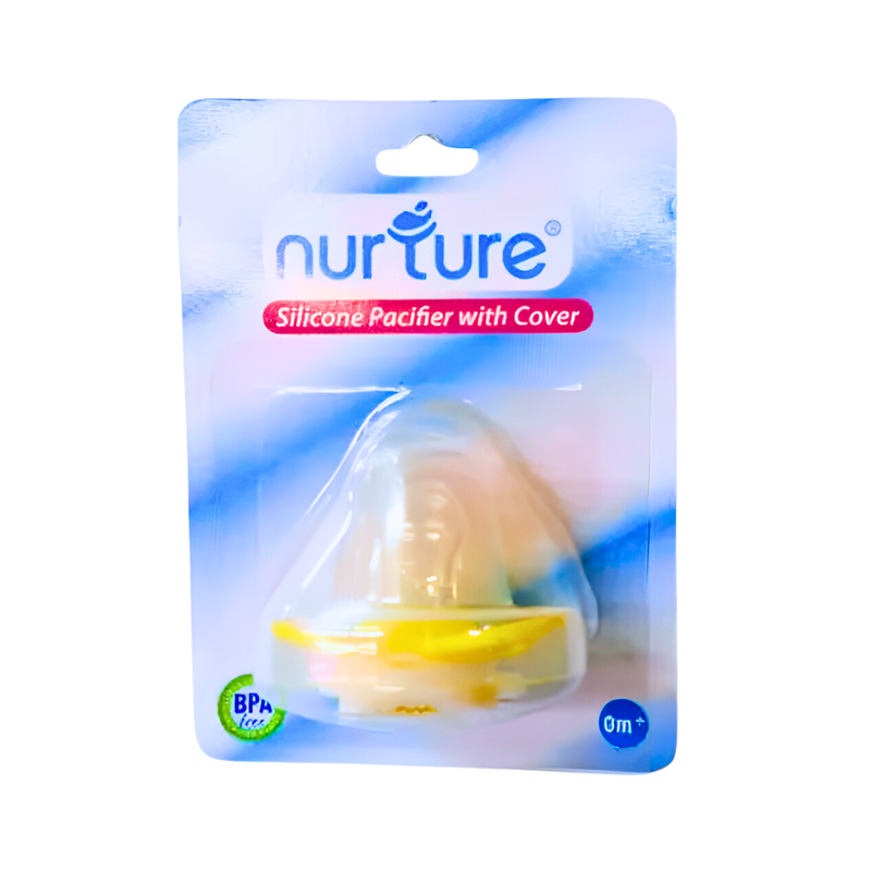 Nurture Pacifier With Cover Blue