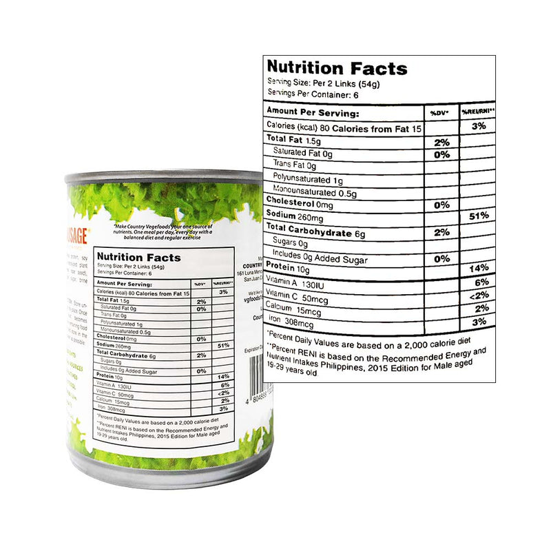 VE-G Canned Meat